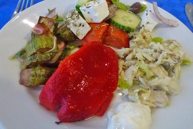 Paprikaschoten in Olivenöl