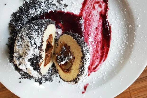 Nougatkn&ouml;del mit Fruchtspiegel
