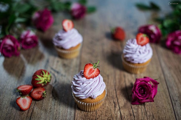 Erdbeer Daiquiri Cupcakes