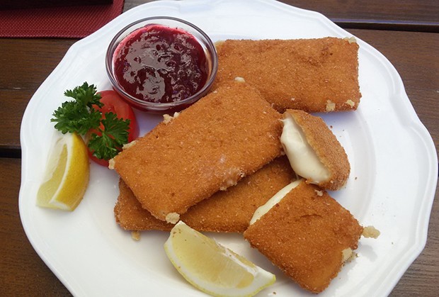 Gebackener Emmentaler
