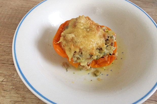 Gefüllte Paprika mit Reis