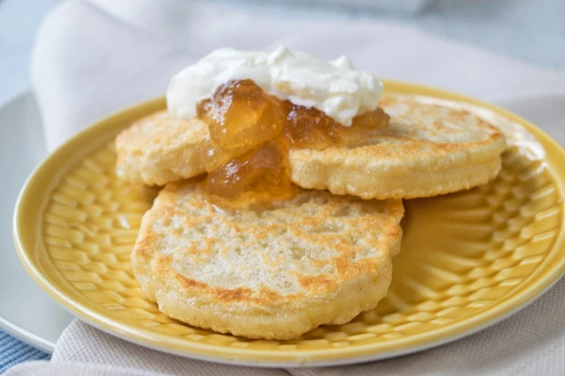 Topfen-Grieß-Pfannkuchen