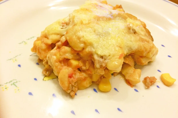 Sp&auml;tzle-Pilz-Auflauf