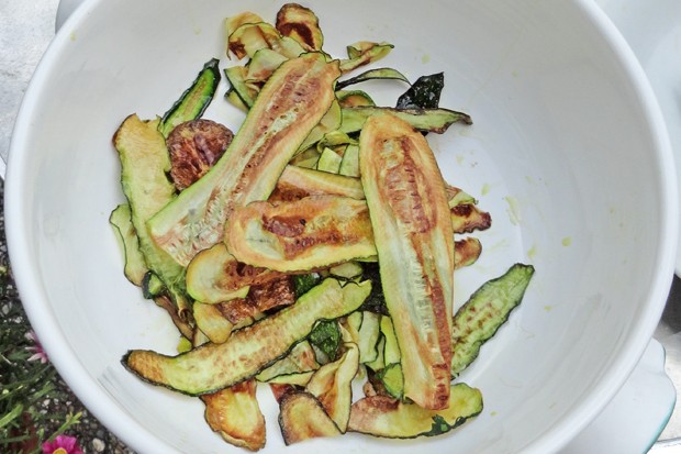 Gegrillter Zucchini