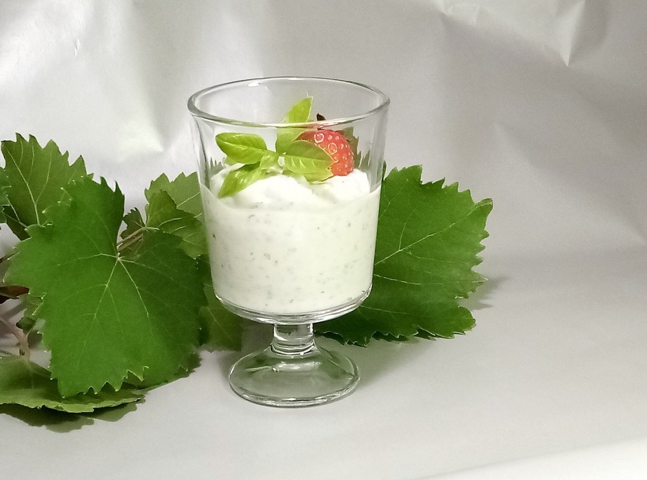 Basilikum Mousse