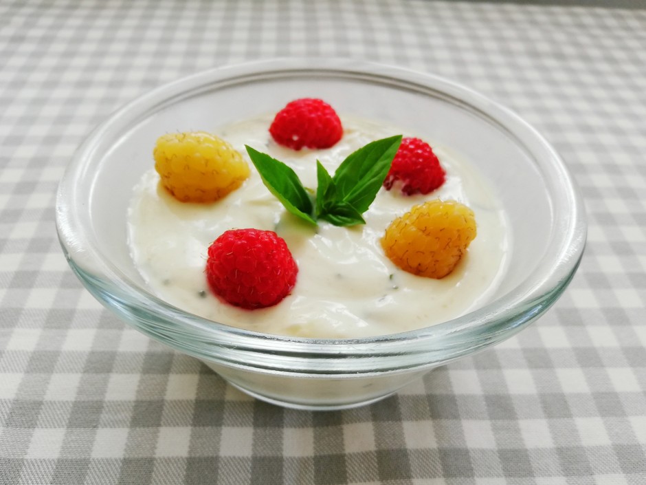 Basilikum Mousse