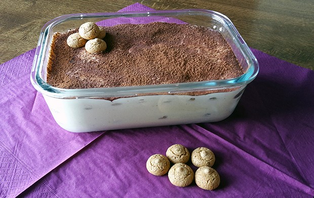 Tiramisu - Amaretto und Mandelsplitter