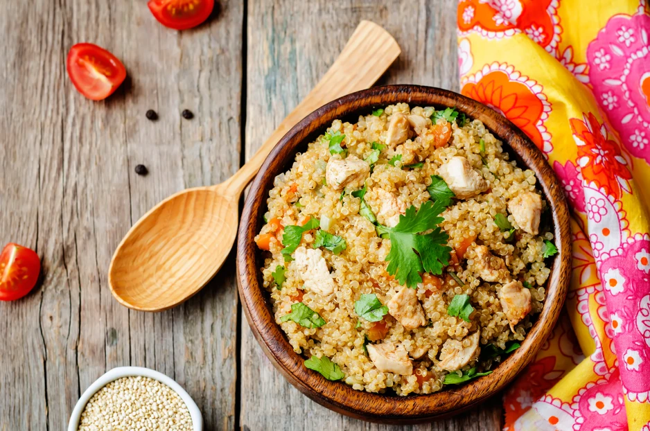 Quinoa mit Hühnerfleisch