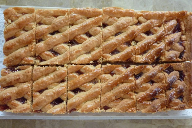 Marmelade-Gitterkuchen