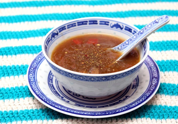 Indonesische Bihun Suppe