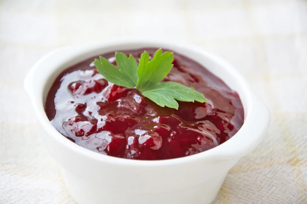 Preiselbeersauce mit Orangenmarmelade