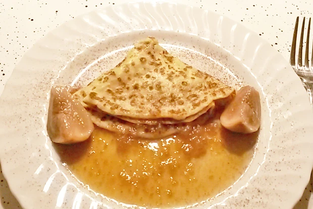 Palatschinken mit Feigensauce