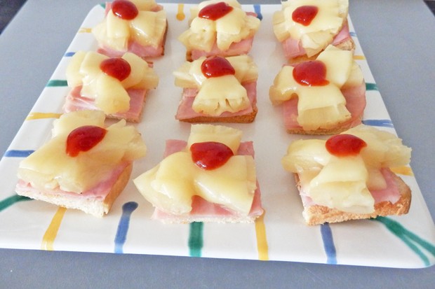 Toast Hawaii Häppchen