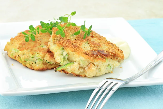 Baby Zucchini-Burger