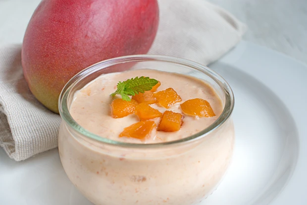 Mango-Tofu-Aufstrich