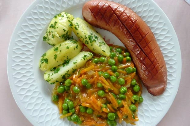 Karottengem&uuml;se mit Erbsen