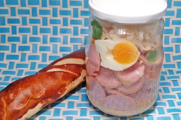 Essigwurst im Glas fürs Picknick