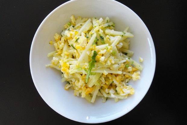 Kohlrabi-Eiersalat
