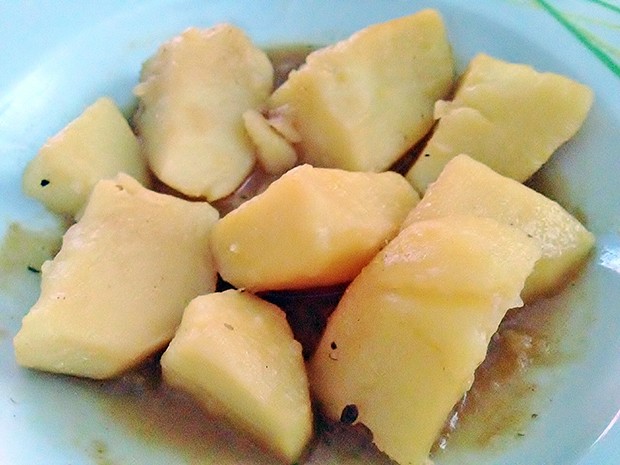 Kartoffeln mit Sauce