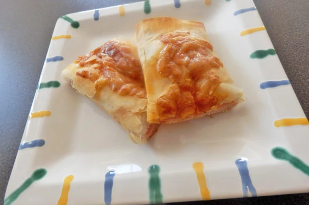 Schinken-K&auml;se-Strudel