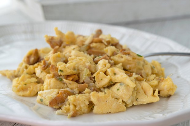 Eierspeis mit Eierschwammerln