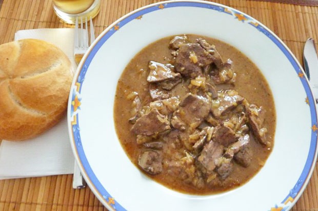 Kalbsleber geröstet