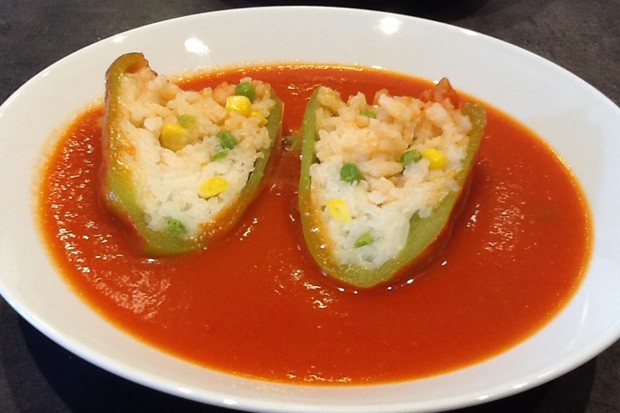 Gefüllte Paprika vegan