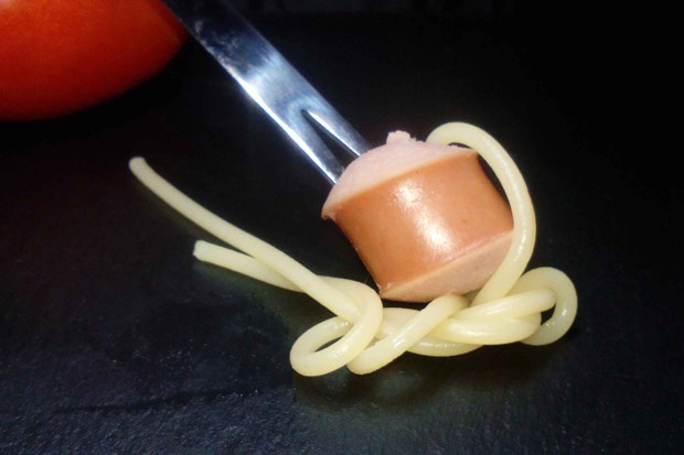 Spaghetti mit Frankfurter