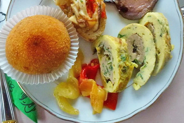 Eierspeisroulade mit Thunfischcreme