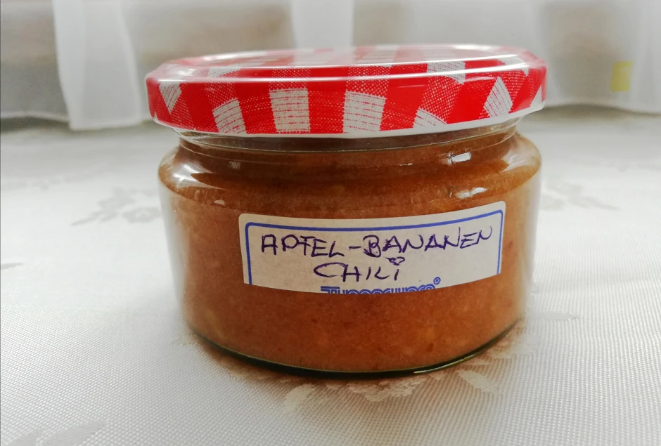 Apfel-Bananen-Chili-Marmelade