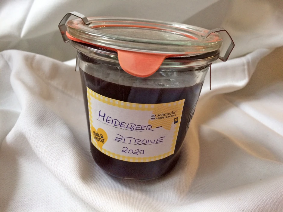 Heidelbeer-Zitronen-Marmelade