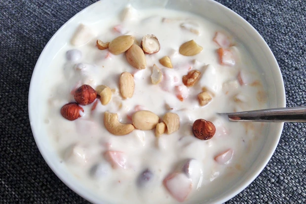 Joghurt mit Marille-Banane