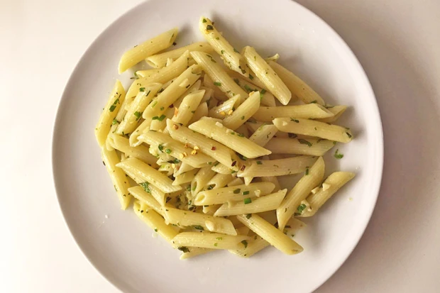 Feurige Aglio e Olio Penne