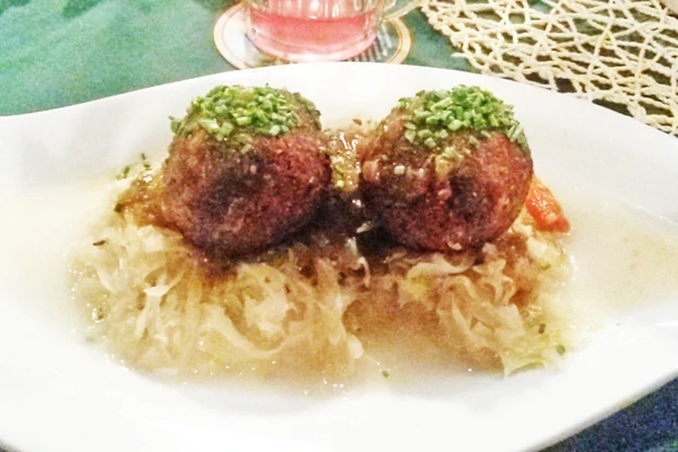 Gebackene Stelzenknödel