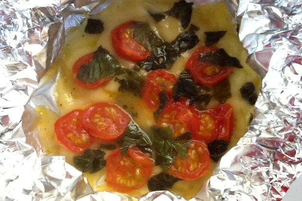 Vegane Grillkäsepäckchen