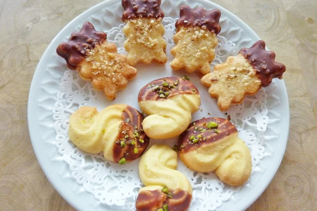 Marzipan-Spritzgebäck