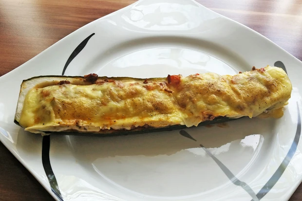 Überbackene Zucchini