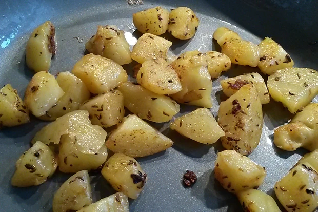 Bratkartoffel mit K&uuml;mmel