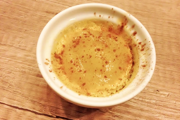 Eiercreme mit Apfelmus