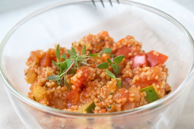 Gemüseragout mit Couscous