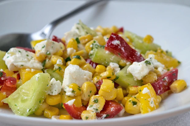 Feta-Mais-Salat