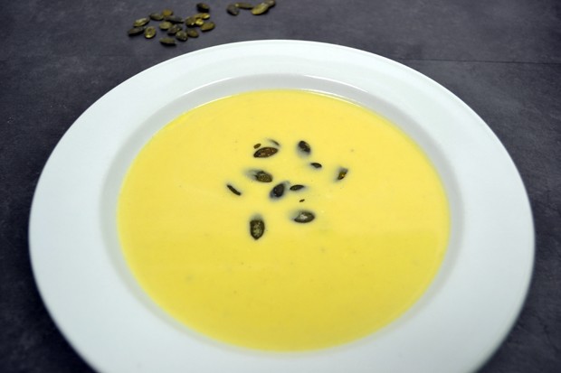 Einfache Kürbiscremesuppe