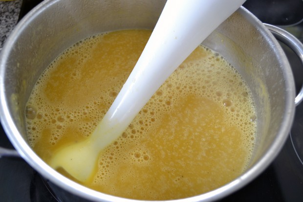 Einfache Kürbiscremesuppe