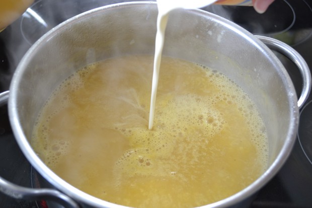 Einfache Kürbiscremesuppe