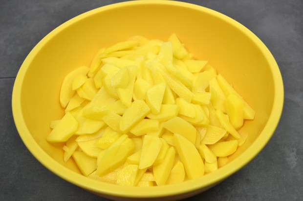 Selbstgemachte Pommes Frites