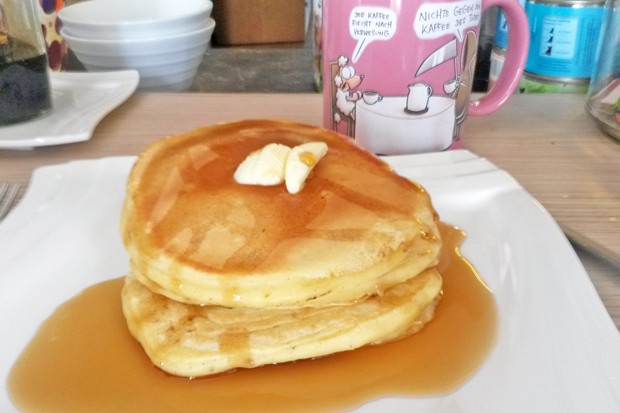 Pan Cakes mit Ahornsirup