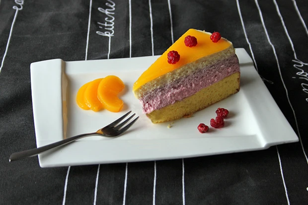 Pfirsich-Melba-Torte