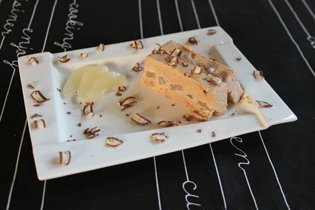 Birnen-Nougat-Schnitte