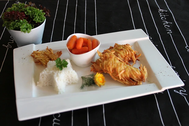 Erd&auml;pfel-Knusperschnitzel