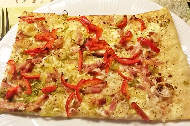 Scharfer Flammkuchen